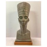 1963 AUSTIN PRODUCTS  NEFERTITI BUST BRONZE FINISH