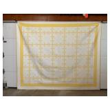 HAND STITCHED QUILT 104" X 85"