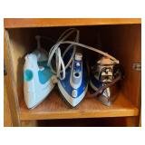 CONTENTS OF CABINETS IN KITCHEN - BAKING SHEETS,