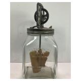 DAZEY CHURN NO.40 GLASS BUTTER CHURN