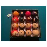 BELGIAN ARAMITH POOL BALLS IN ORIGINAL BOX