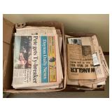 LARGE LOT OF VINTAGE NEWSPAPERS - MANY FORT