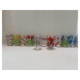 LOT OF 12 SWANKY SWIG JUICE GLASSES