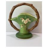 ROSEVILLE POTTERY 309-8 HAND PAINTED GREEN APPLE