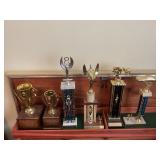 LARGE LOT OF CAR TROPHIES
