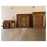 LARGE LOT OF VINTAGE ORNATE PICTURE FRAMES - ALL