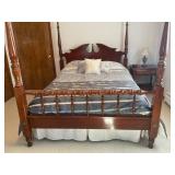 AMERICAN DREW 4 PC. QUEEN ANN STYLE CHERRY QUEEN