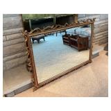 ORNATE FRAMED MIRROR - 48" X 32"