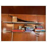 CONTENTS OF SHELF IN GARAGE - VINTAGE BOARD