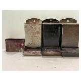 FLAT OF MATCH TINS