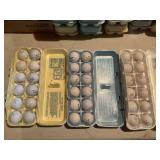3 DOZEN ASSORTED GOLF BALLS
