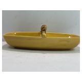 LOS ANGELES POTTERIES MUSHROOM DIVIDED DISH - 12"
