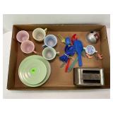 CHILDS TEA SET, TOASTER AND MORE