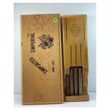 FLINT STAINLESS CUTLERY SET WITH HOLDER & IMPERIAL