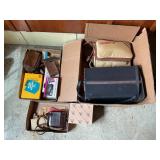 LOT OF ASSORTED VINTAGE CAMERAS & ACCESSORIES