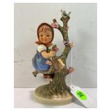 HUMMEL BOY AND GIRL IN APPLE TREE FIGURINES - 6"