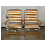 SET OF 2 - THE TELESCOPE FOLDING FURNITURE BEACH