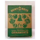 SHINY BRITE VINTAGE GLASS ORNAMENTS IN ORIGINAL