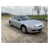 2004 HONDA  ACCORD 2 DOOR COUPE EX - 67,682 MILES
