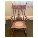 VINTAGE OAK ROCKER
