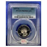 1977 S WASHINGTON QUARTER PCGS PR69DCAM