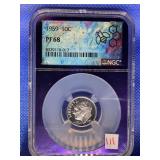 1959 ROOSEVELT DIME NGC PF68