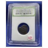 NEW WORLD PIRATE ERA SPANISH BRONZE NUMMIS 1608-