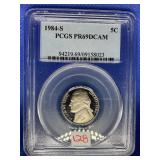 1984 S JEFFERSON NICKEL PCGS PR69DCAM