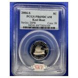 2004 S JEFFERSON NICKEL PCGS PR69DCAM KEEL BOAT