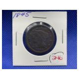1845 LARGE CENT