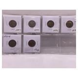 6 LIBERTY NICKELS
