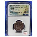 1808 INDIAN 10CASH MADRA PRESIDENCY (4.7G) ADMIRAL