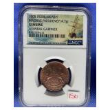1808 INDIAN 10CASH MADRA PRESIDENCY (4.7G) ADMIRAL