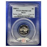 2005 S JEFFERSON NICKEL PCGS PR69DCAM BISON