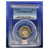 1983 S WASHINGTON QUARTER PCGS PR69DCAM