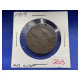 1819 LARGE CENT