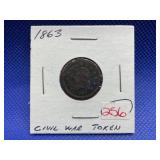 1863 CIVIL WAR TOKEN