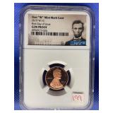 2019 W LINCOLN CENT NGC GEM PROOF FIRST 'W' MINT