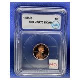 1988 S LINCOLN CENT ICG PR70 DCAM