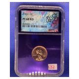 1961 LINCOLN CENT NGC PF68 RED