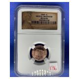 2009 LINCONL CDNT NGC MS66 RD BIRTH & CHILDHOOD