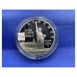 1986 STATUE OF LIBERTY SILVER DOLLAR PROOF