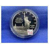 1986 STATUE OF LIBERTY SILVER DOLLAR PROOF