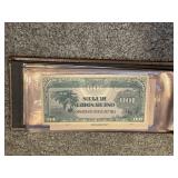 BOOK OF PAPER FOREIGN CURRENCY - 11 BILLS TOTAL