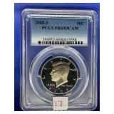 2008 S KENNEDY HALF DOLLAR PCGS PR69DCAM