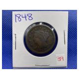 1848 LARGE CENT