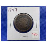 1849 LARGE CENT
