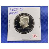 2009 S KENNEDY HALF DOLLAR PROOF