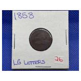 1858 FLYING EAGLE CENT
