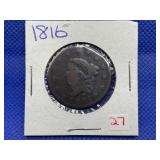 1816 LARGE CENT